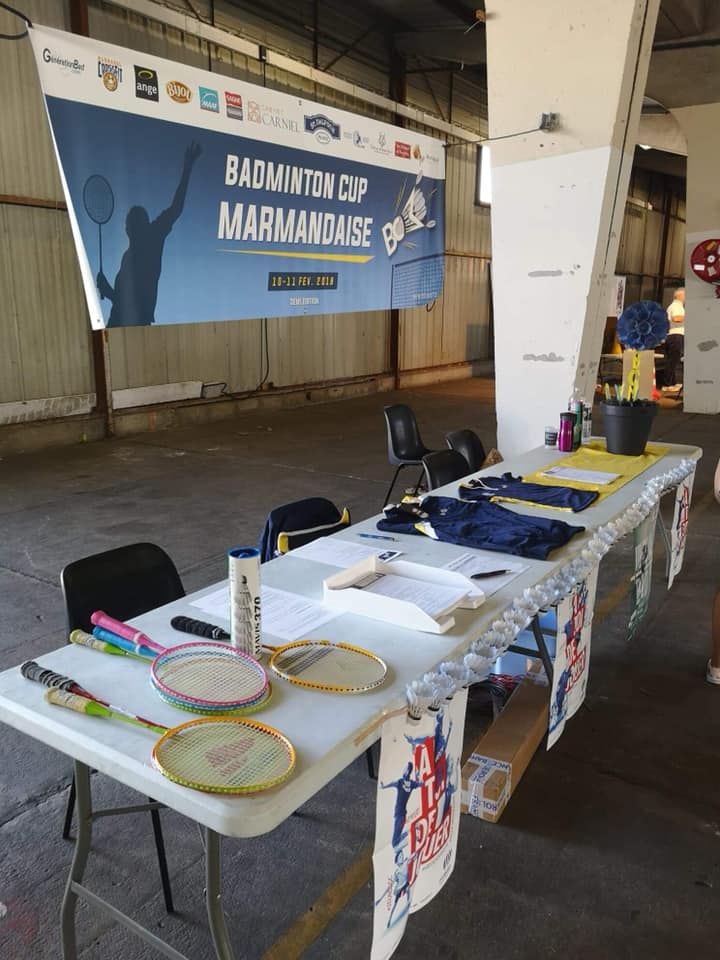 Stand Badminton au forum des sports de Marmande